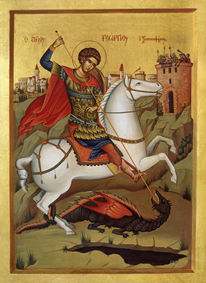 St. George. The Christian Peacemaker Symbolized as Soldier